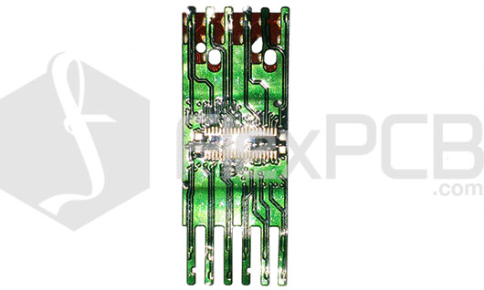 4 Layer Flex PCB with Unbonded Wings